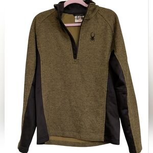 Spyder Olive Green X Black Sweatshirt